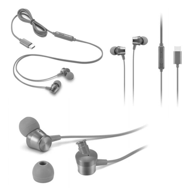 Auriculares de tapon (In-Ear) con microfono Lenovo, Interfaz USB-C, Tipo alambrico. GXD1J77353 - Imagen 2